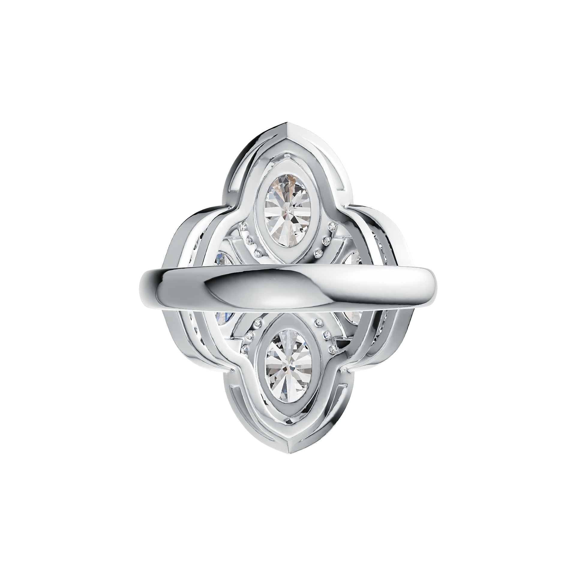 Sterling Silver Semi Mount Ring Setting Oval OV 7X5mm DHJ
