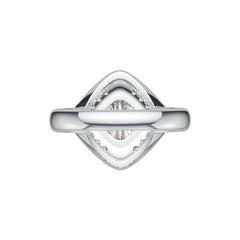 Sterling Silver Semi Mount Ring Setting Cushion CU 7X7mm DHJ