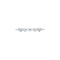 Sterling Silver Tennis Bracelet Semi Mount For Women Heart HT 5x5mm Fully Adjustable DHJ