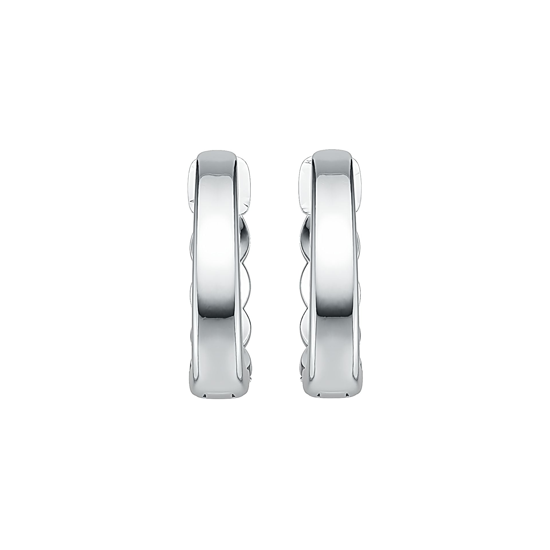 Sterling Silver Semi Mount Earrings Setting Round RD 1.2mm DHJ