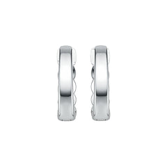 Sterling Silver Semi Mount Earrings Setting Round RD 1.2mm DHJ