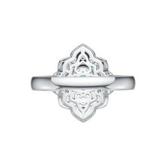 Sterling Silver Semi Mount Ring Setting Oval OV 8X6mm Cabochon DHJ