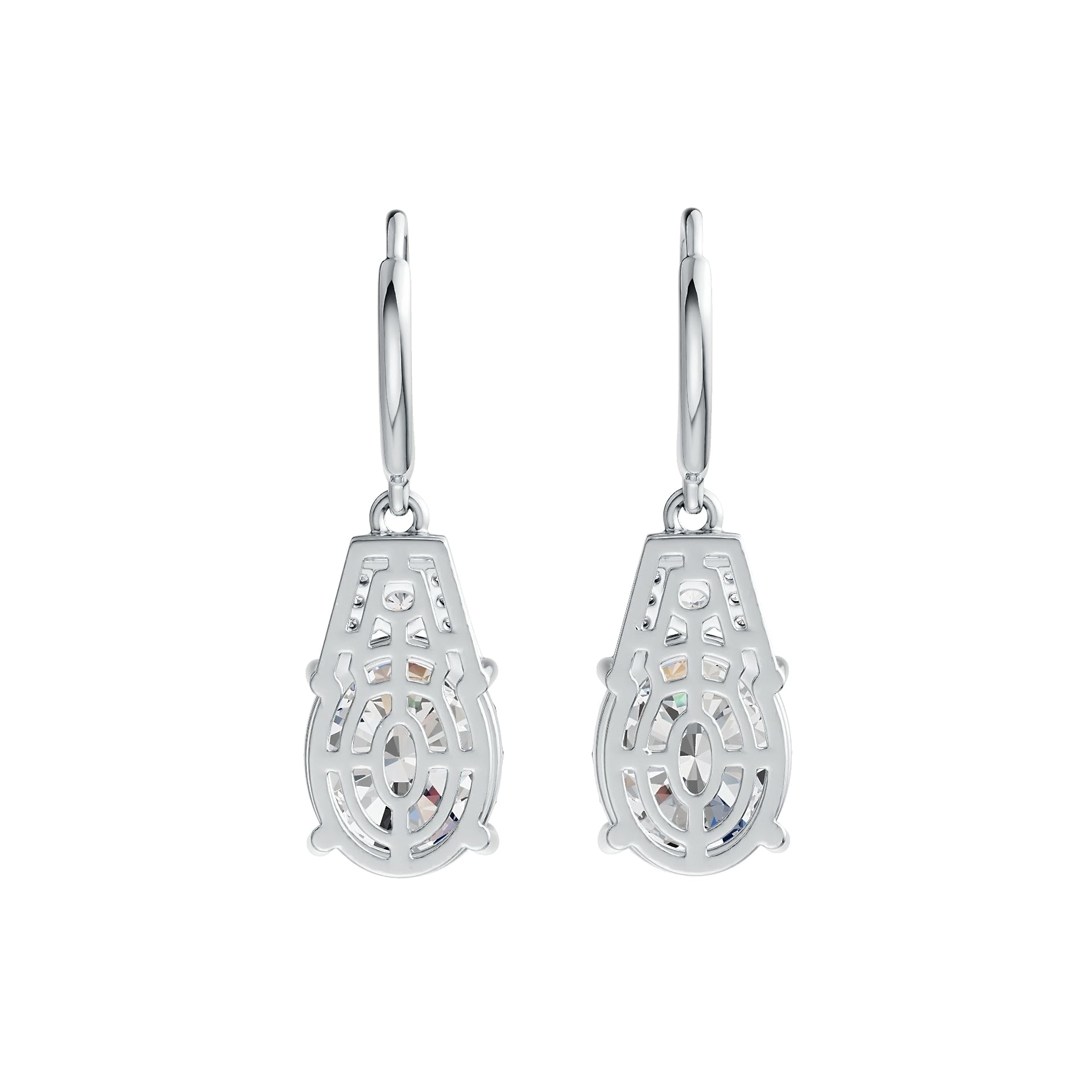 Sterling Silver Semi Mount Earrings Setting Oval OV 11X9mm DHJ