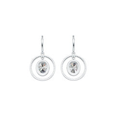 Sterling Silver Semi Mount Earrings Setting Oval OV 10X8mm DHJ