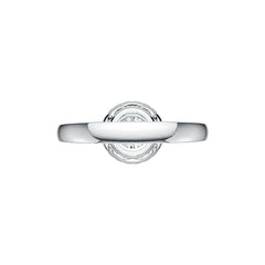 14K Gold Semi Mount Ring Setting Round RD 7X7mm Halo Diamond Accent DHJ