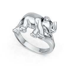 Platinum Semi Mount Ring Setting Round Ro 6x6mm Syz Jewelry