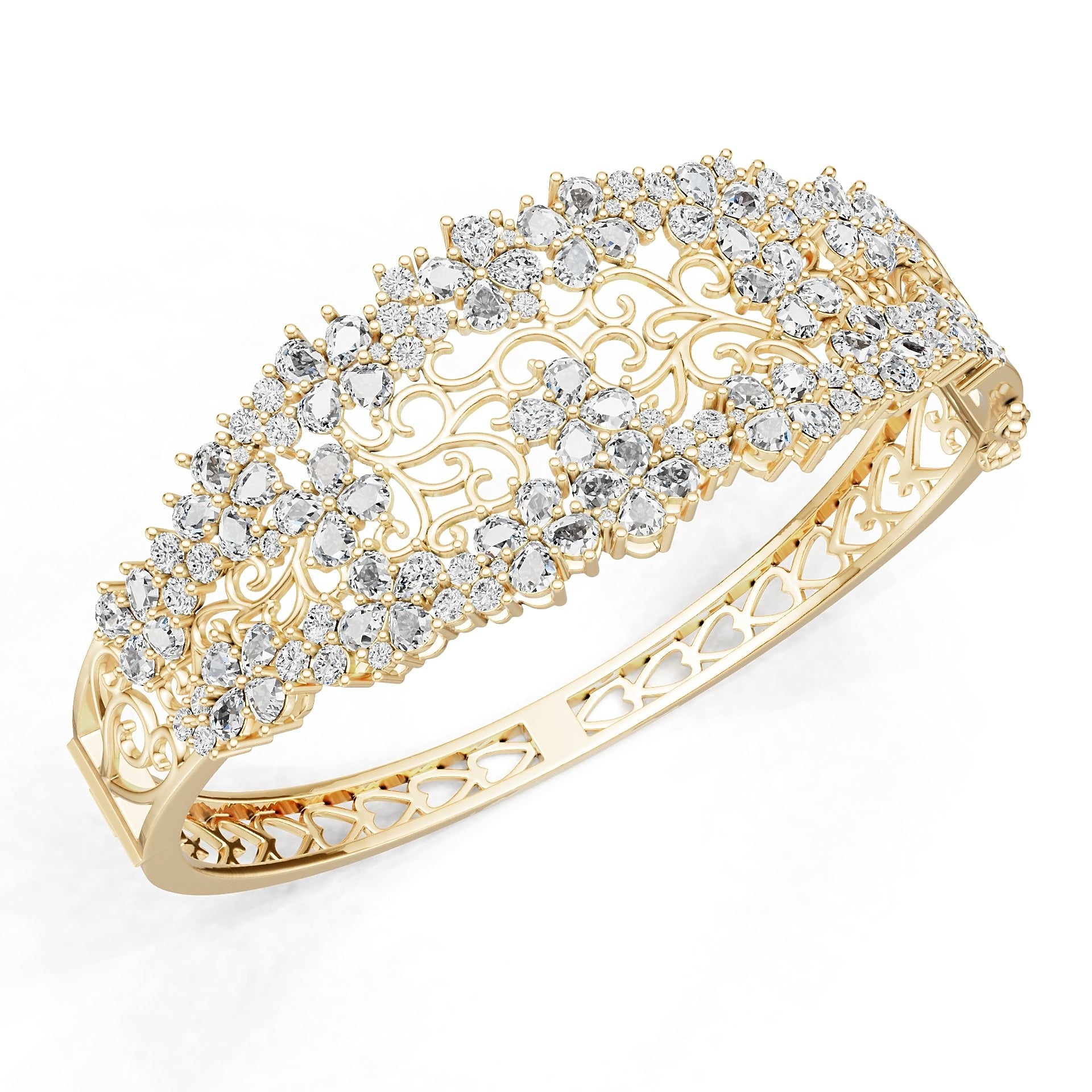 10K Gold Semi Mount Ring Setting Pear Pe 4x3mm Moissanite Accent Syz Jewelry