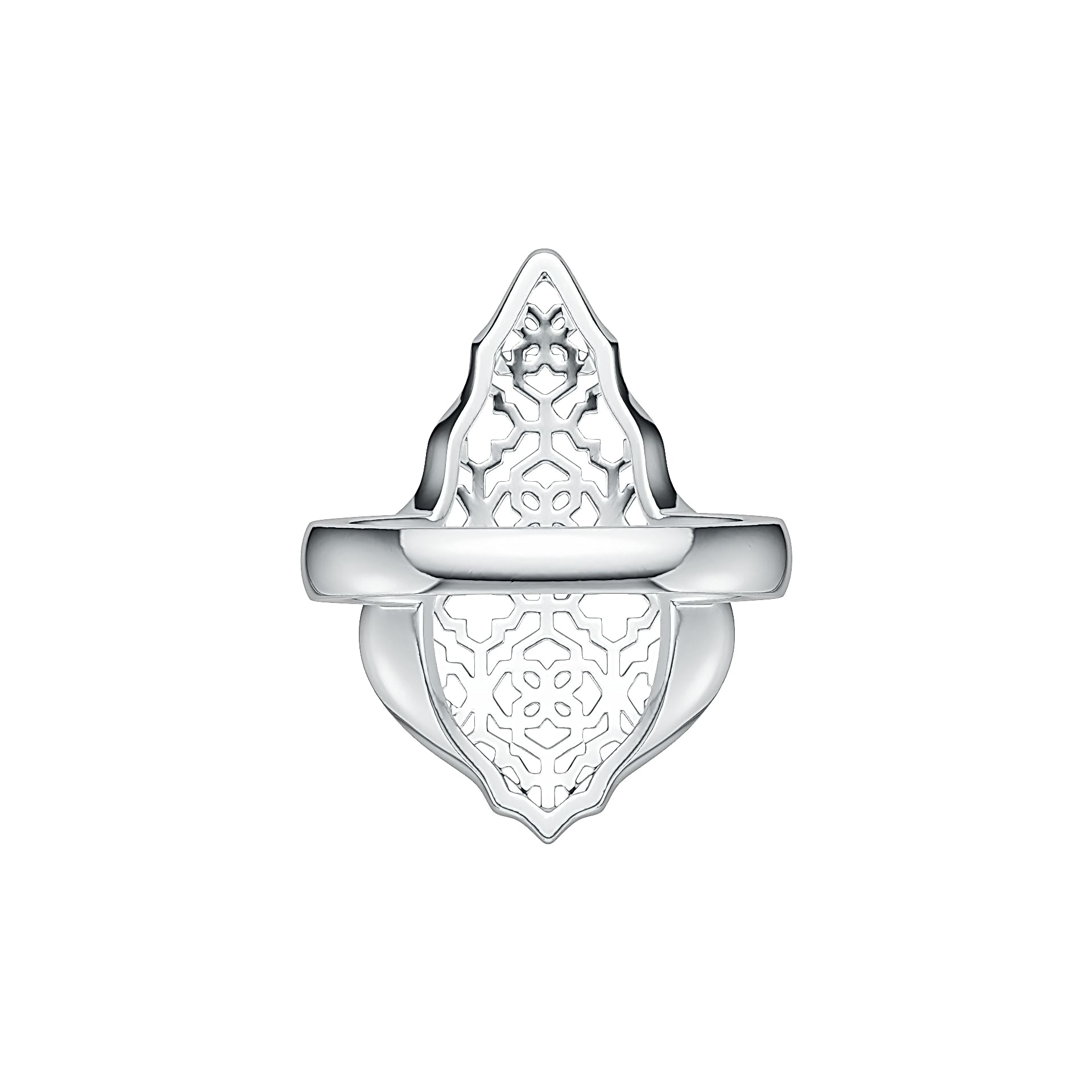 Sterling Silver Semi Mount Ring Setting Filigree DHJ