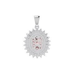 Sterling Silver Semi Mount Pendant Setting Oval OV 11X9mm Syzjewelry