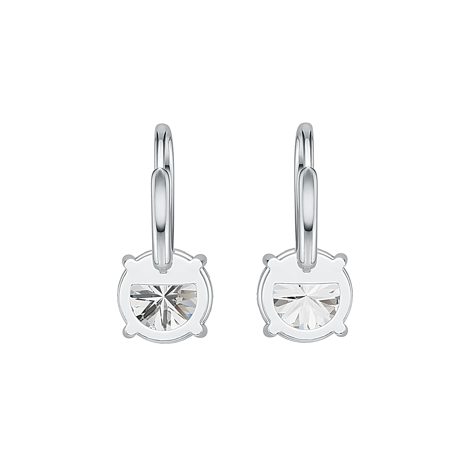 Sterling Silver Semi Mount Earrings Setting Round RD 10.5x10.5mm Syzjewelry