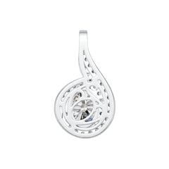 Sterling Silver Semi Mount Pendant Setting Oval OV 8X6mm DHJ