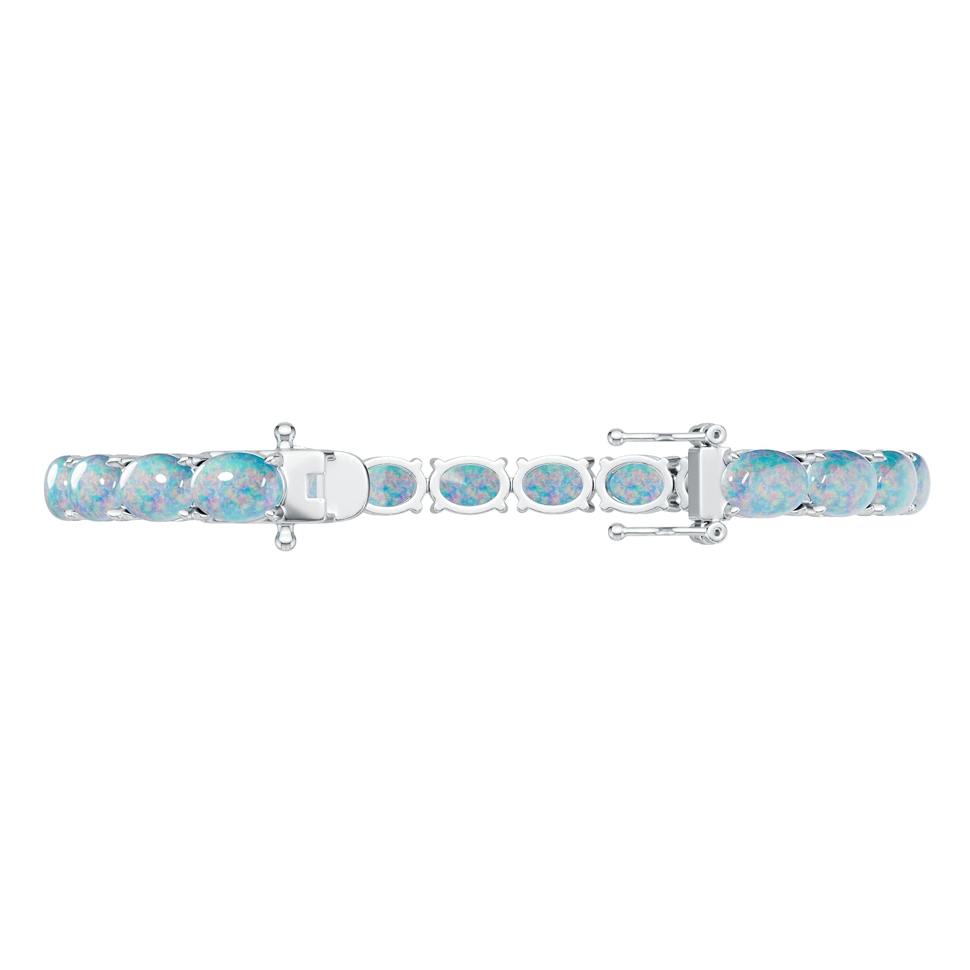 Platinum Semi Mount Bracelet Setting Oval Ov Diamond Accent Syz Jewelry