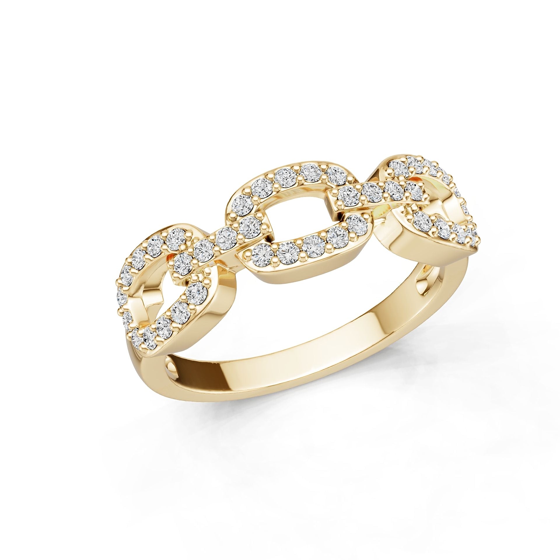 10K Gold Semi Mount Ring Setting Round Ro 6x6mm Moissanite Accent Syz Jewelry