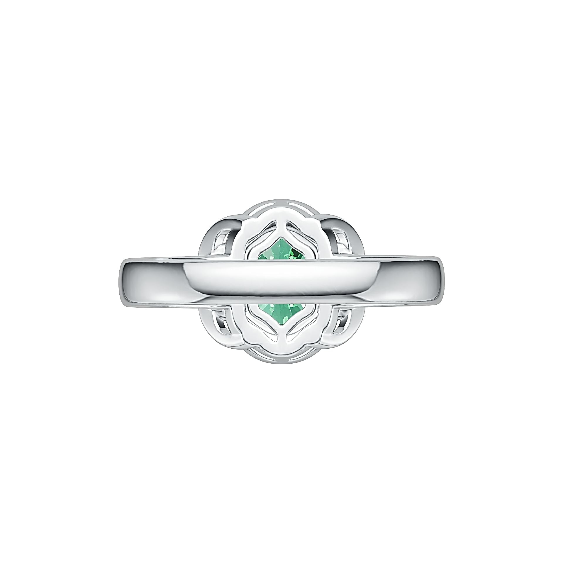 Sterling Silver Semi Mount Ring Setting Oval OV 8X6MM DHJ