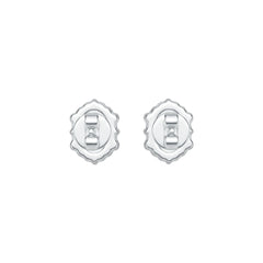 Sterling Silver Semi Mount Earrings Setting Oval OV 6X4mm Cabochon DHJ