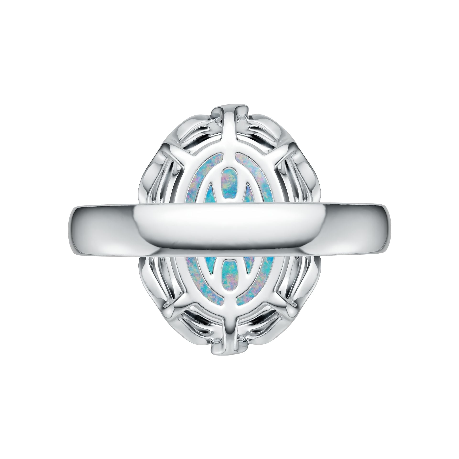Sterling Silver Semi Mount Ring Setting Oval OV 14X10mm Cabochon DHJ