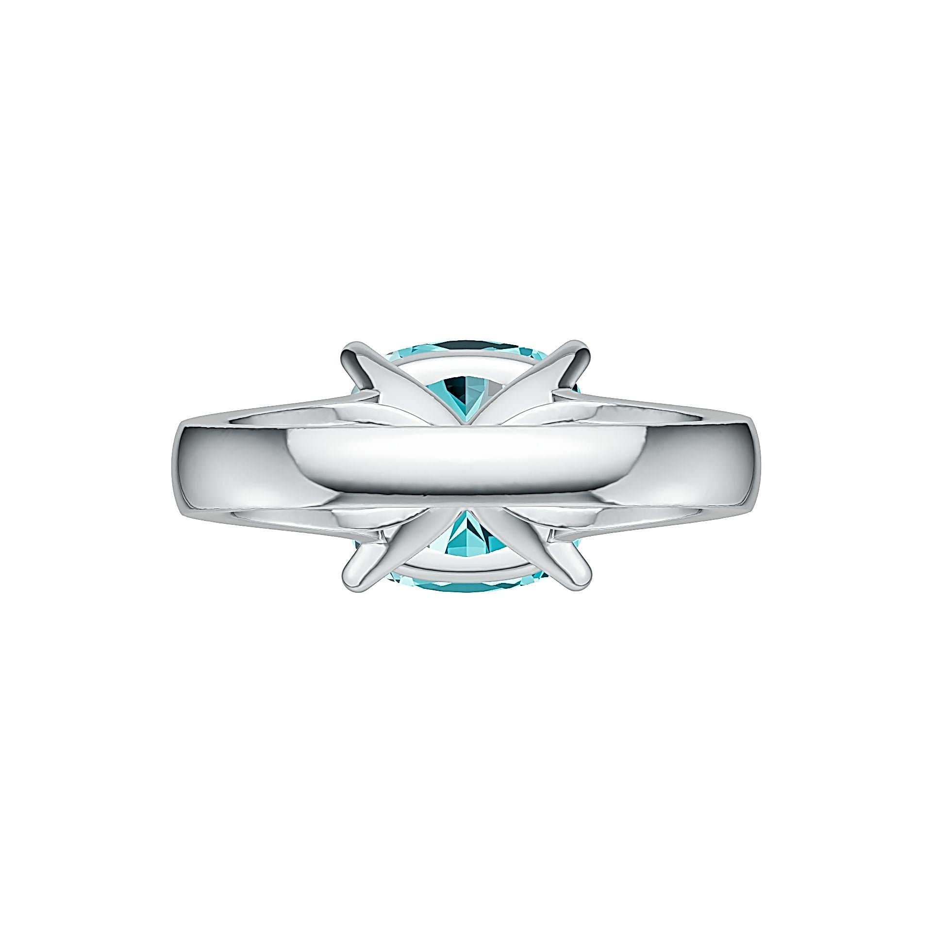 Sterling Silver Semi Mount Ring Setting Cushion CU 10X10mm Split Shank DHJ