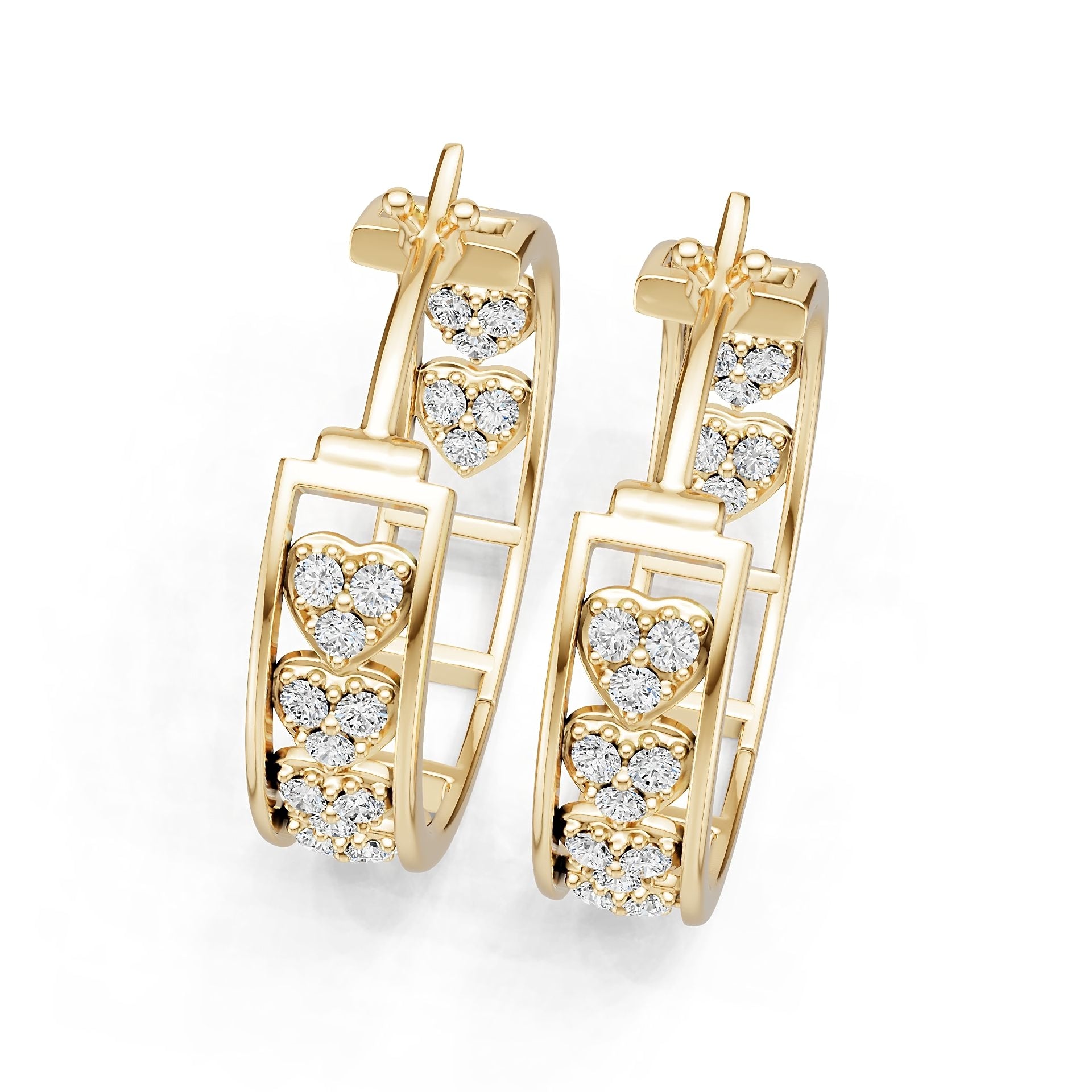 Sterling Silver Semi Mount Earrings Setting Round Ro 6x6mm DHJ