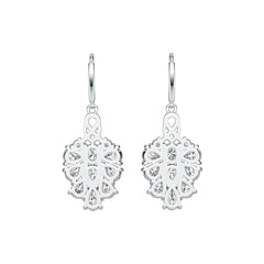 14K Gold Semi Mount Earrings Setting Pear PE 6X4mm PE 5X4mm OV 5X4mm Diamond Accent DHJ