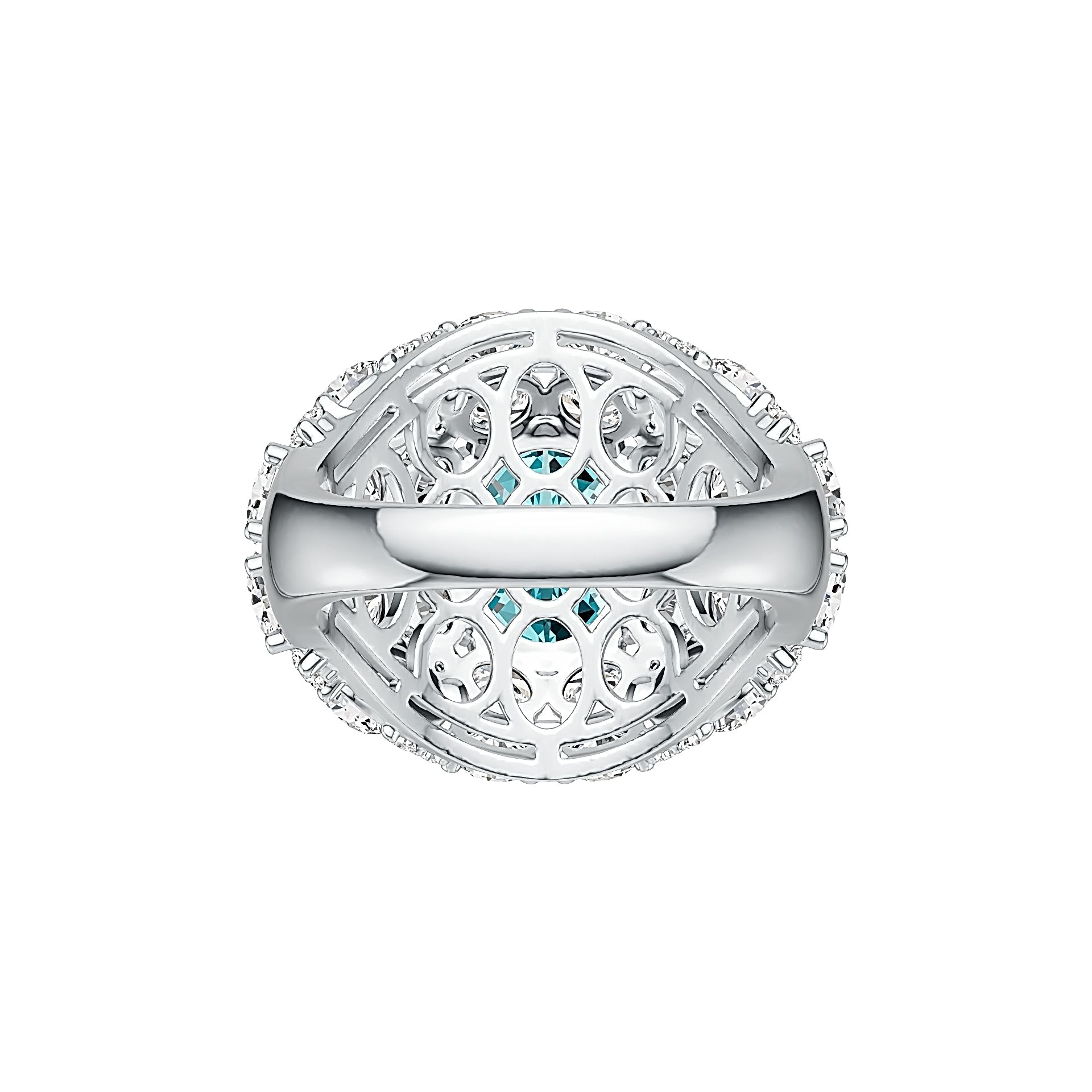 Sterling Silver Semi Mount Ring Setting Oval OV 10X8mm DHJ