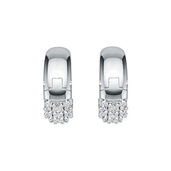 Sterling Silver Semi Mount Earrings Setting Round RD 2x2mm DHJ