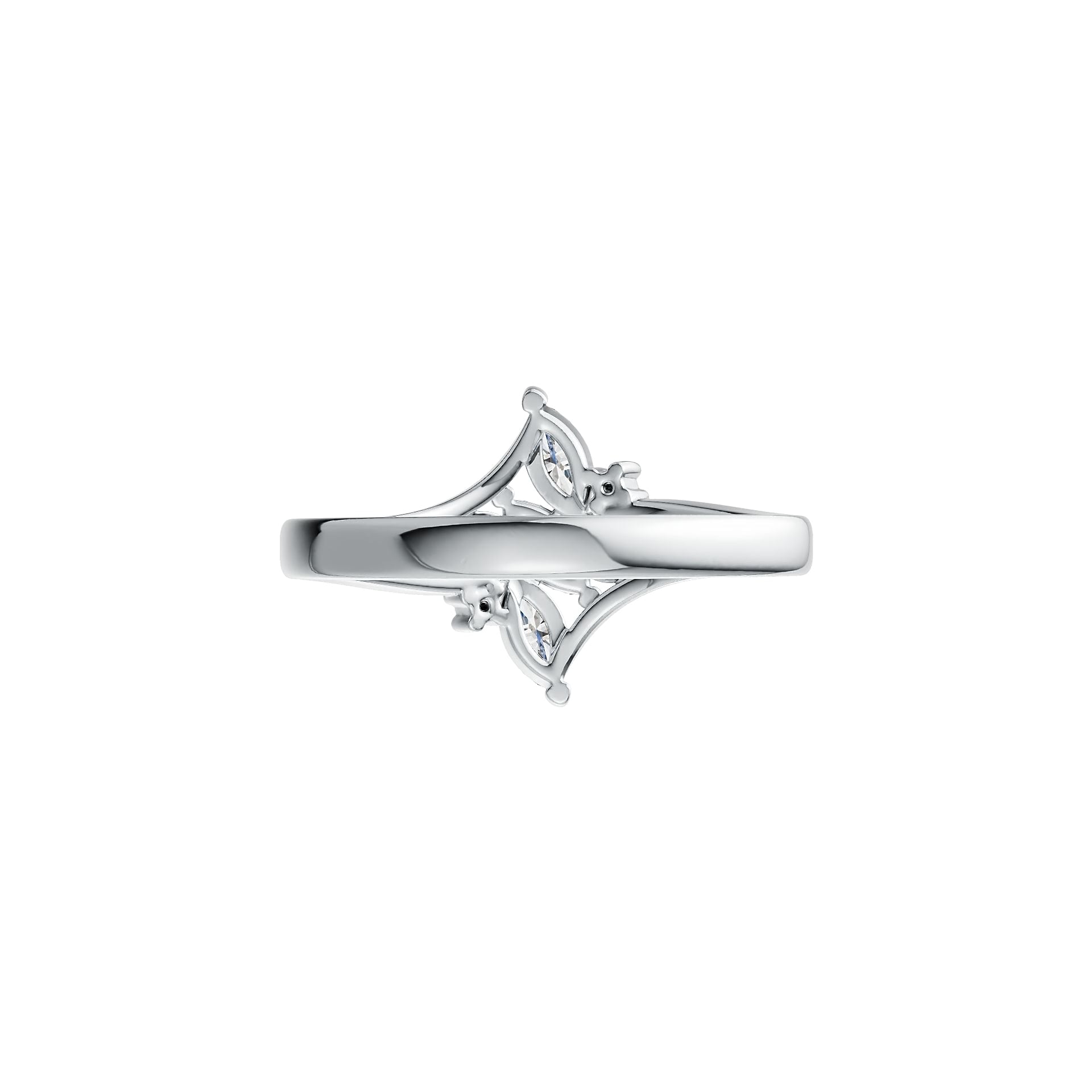 Sterling Silver Semi Mount Ring Setting Marquise MQ 6X3mm DHJ