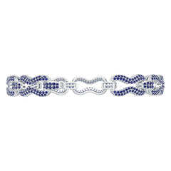 Platinum Semi Mount Bracelet Setting Round Ro Syz Jewelry