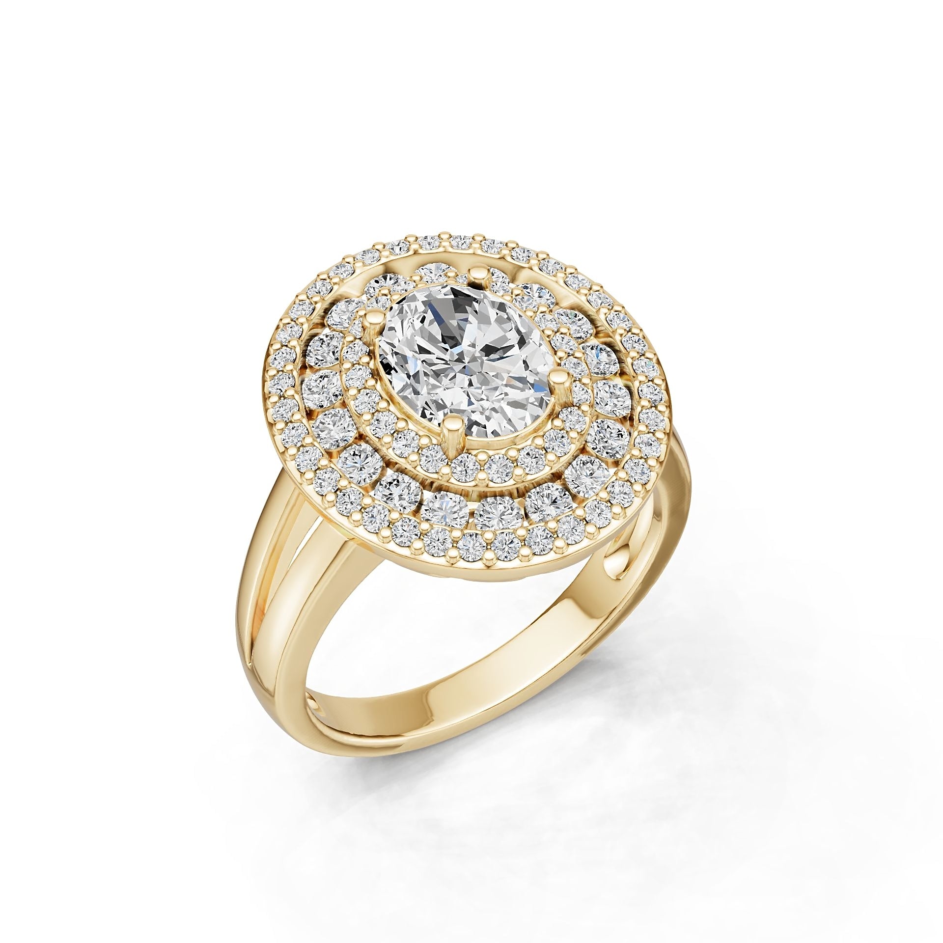 Sterling Silver Semi Mount Ring Setting Round RD 9X7mm Syzjewelry