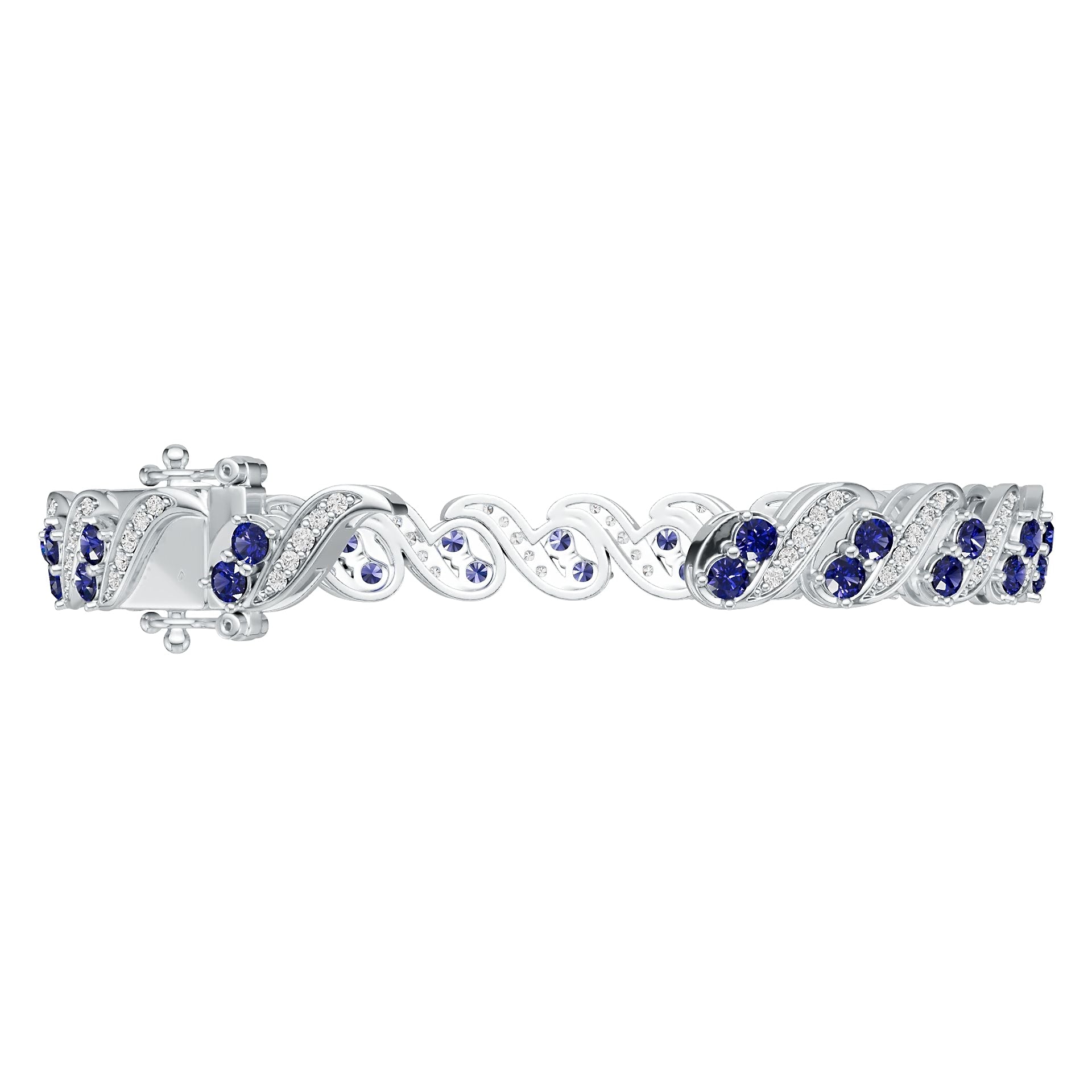 10K Gold Semi Mount Bracelet Setting Round Ro Syz Jewelry