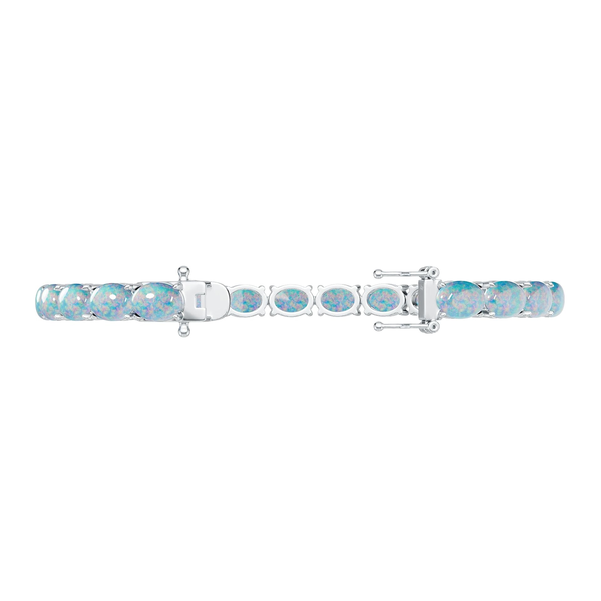 Platinum Semi Mount Bracelet Setting Oval Ov Diamond Accent Syz Jewelry