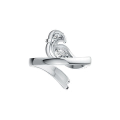 Srebrna próby 925 oprawa pierścionka półfabrykat okrągły RD 1.5mm