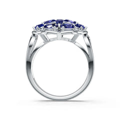 Sterling Silver Semi Mount Ring Setting Round Rd DHJ