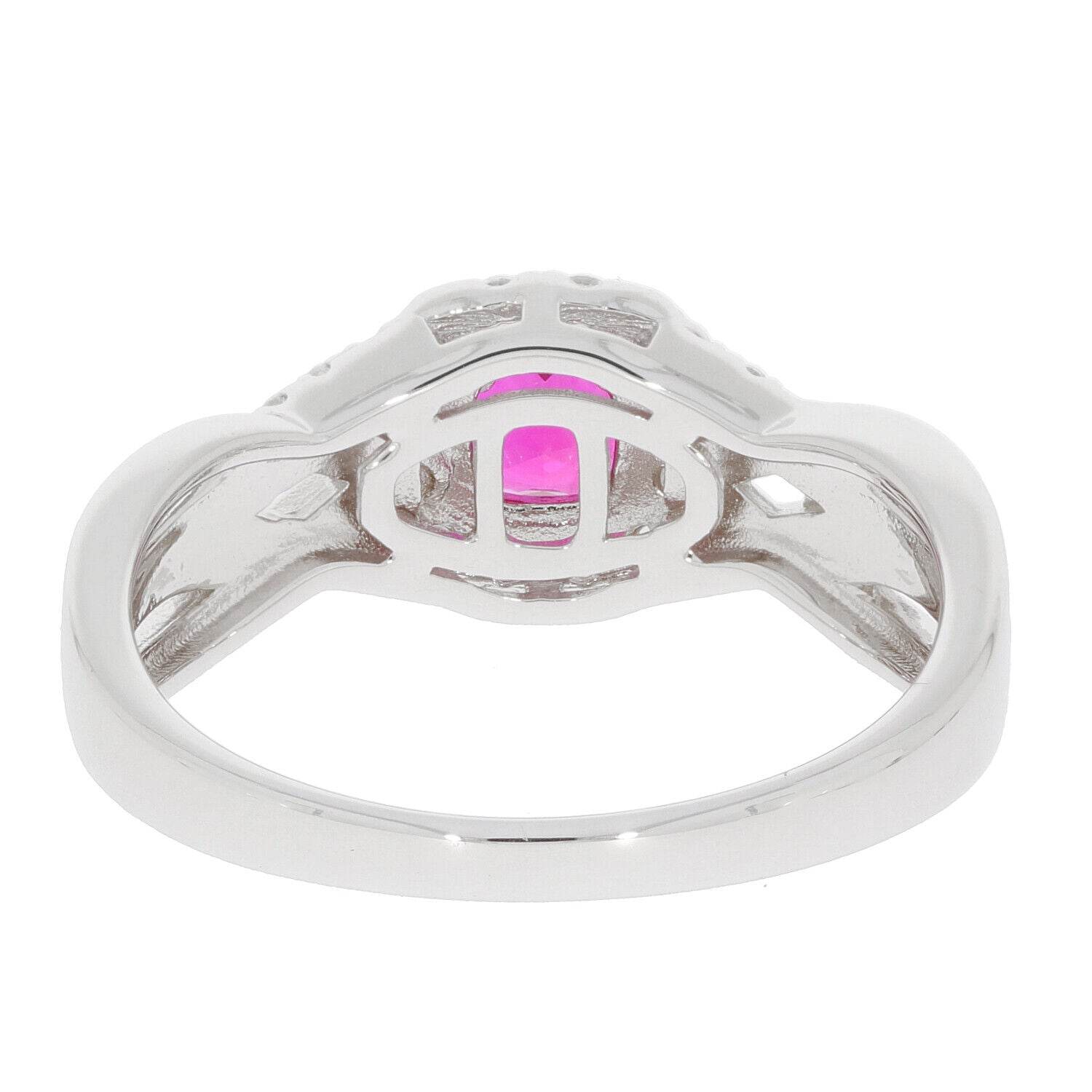 18K Gold Semi Mount Ring Setting Cushion CU 5X5mm Halo Inifnity Shank Diamond Accent Syzjewelry