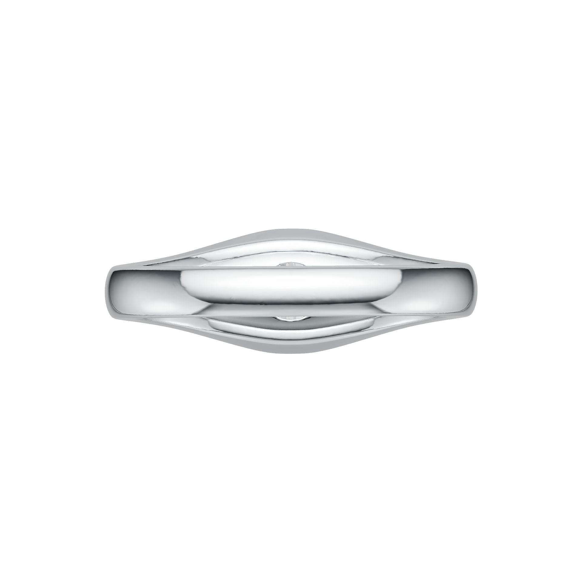 Sterling Silver Semi Mount Ring Setting Round RD 6x6mm DHJ