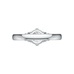 Sterling Silver Semi Mount Ring Setting Round RD 7x7mm DHJ