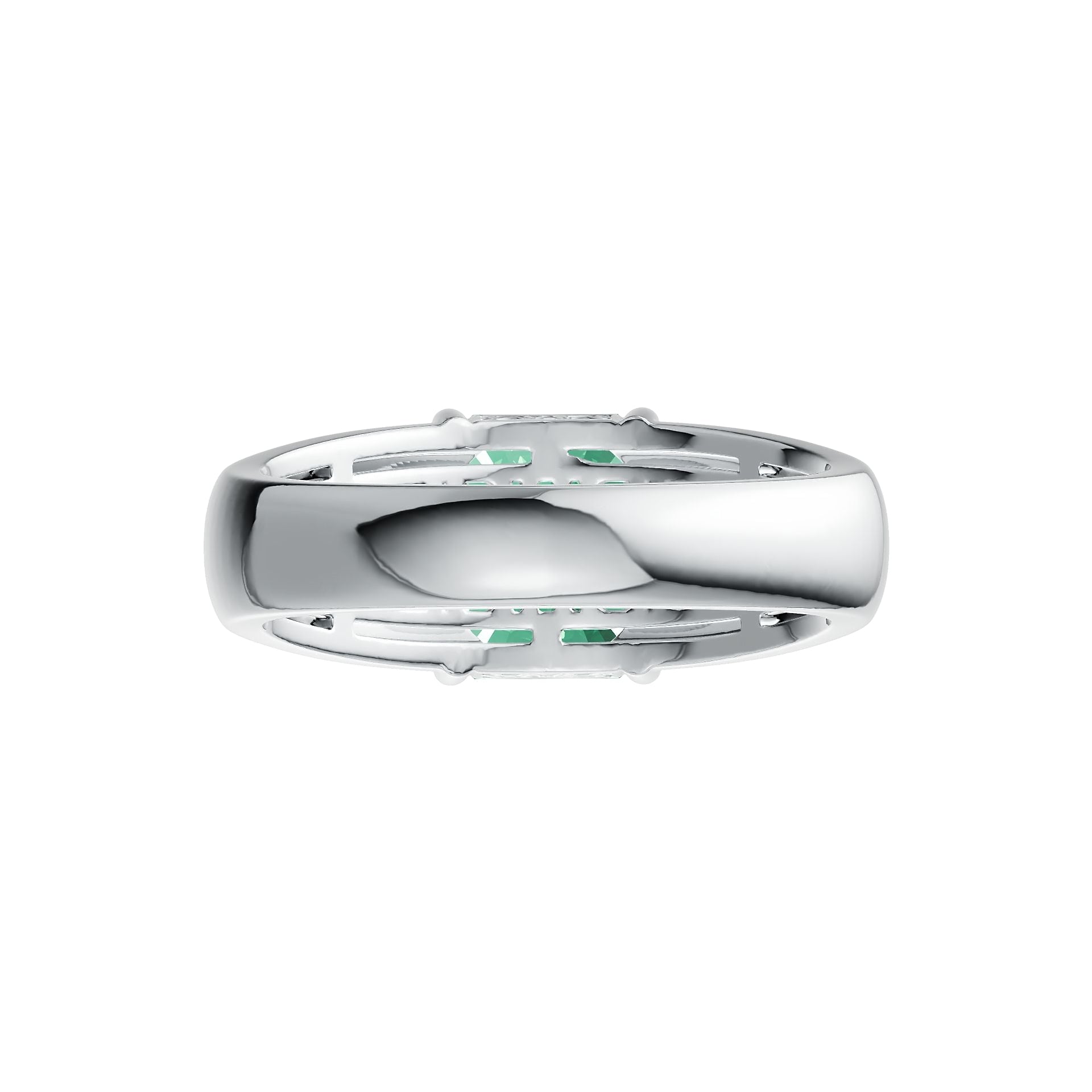Sterling Silver Semi Mount Ring Setting Emerald OCT 10X8mm Vintage-Inspired Filigree DHJ