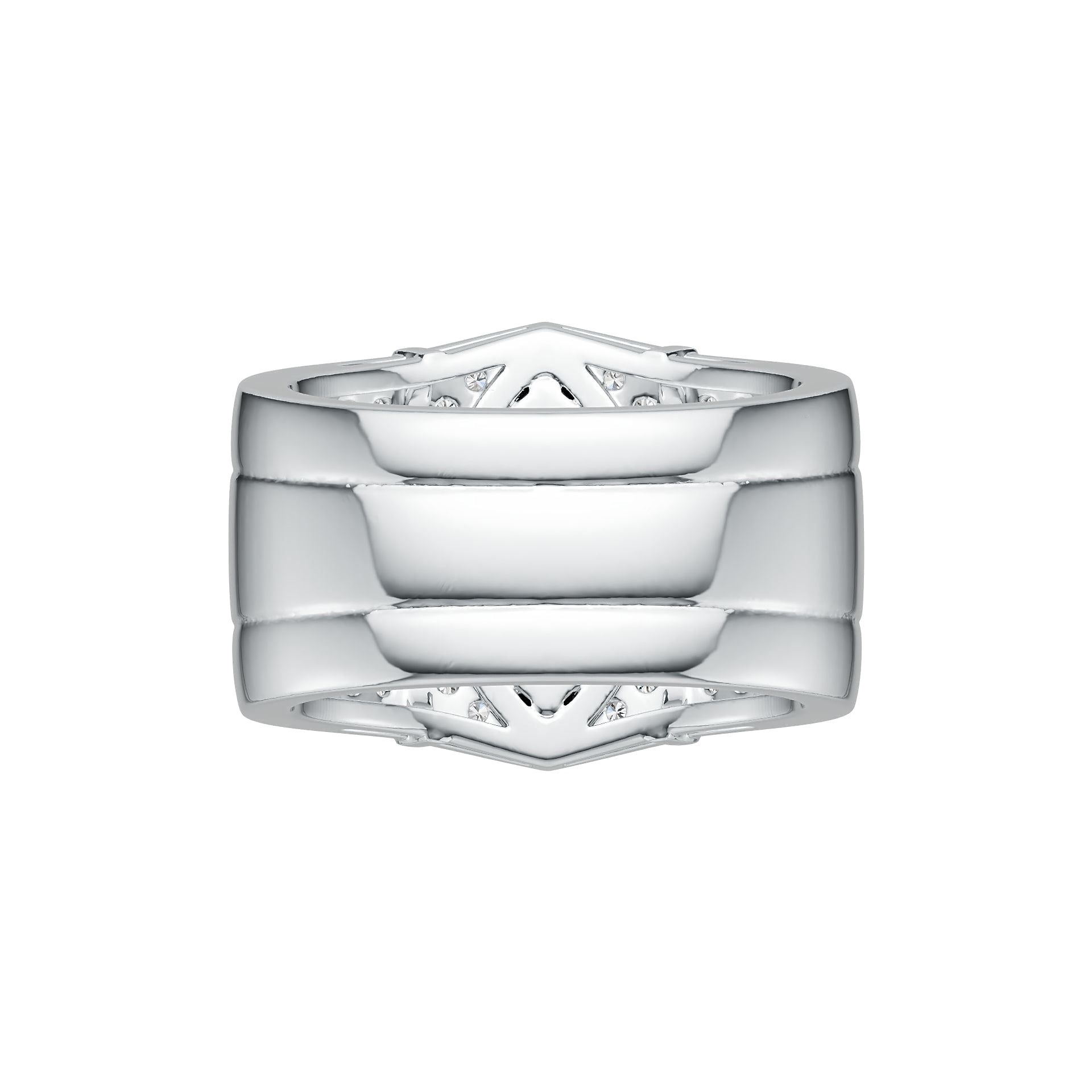 Sterling Silver Semi Mount Ring Setting Marquise MQ 14X7mm with White Topaz DHJ