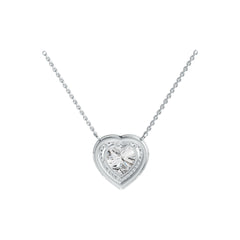 Sterling Silver Semi Mount Pendant Setting Heart HT 12X12mm DHJ