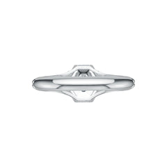 Sterling Silver Semi Mount Ring Setting Oval OV 6X4mm Art Deco Style DHJ