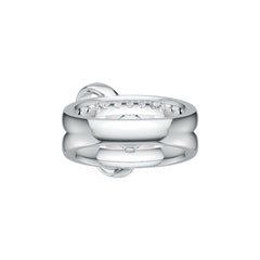18K Gold Semi Mount Ring Setting Round RD 9.5mm Diamond Accent DHJ