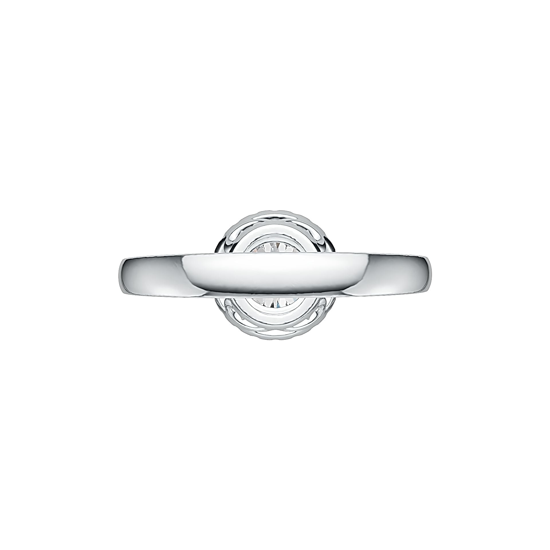 Sterling Silver Semi Mount Ring Setting Round RD 7X7mm Halo - Syzjewelry