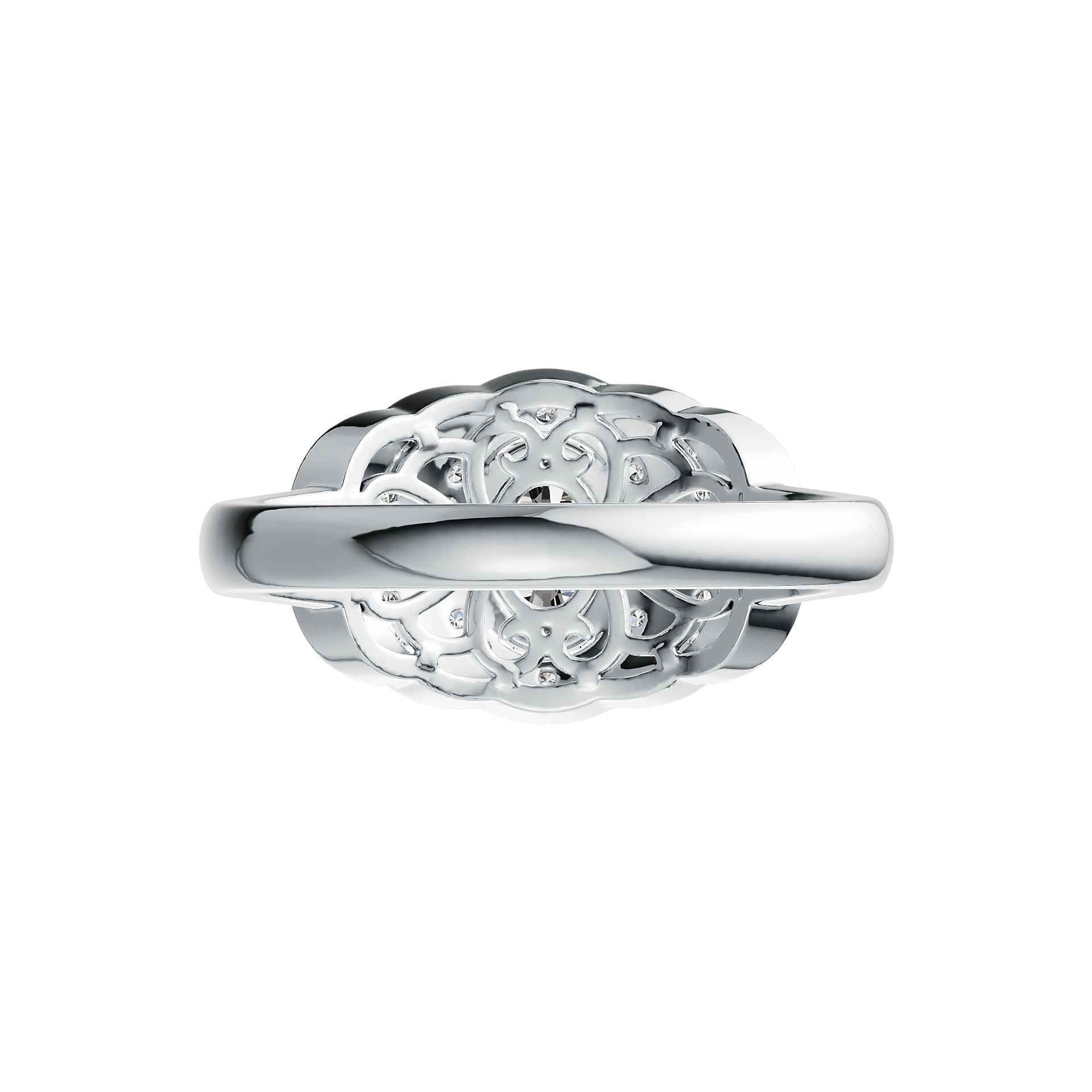 Sterling Silver Semi Mount Ring Setting Oval OV 8X6mm DHJ