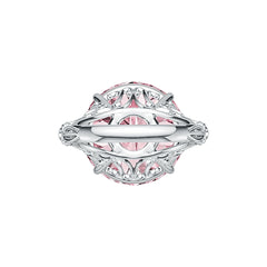 Sterling Silver Semi Mount Ring Setting Round RD 18x18mm Art Deco Style Syzjewelry