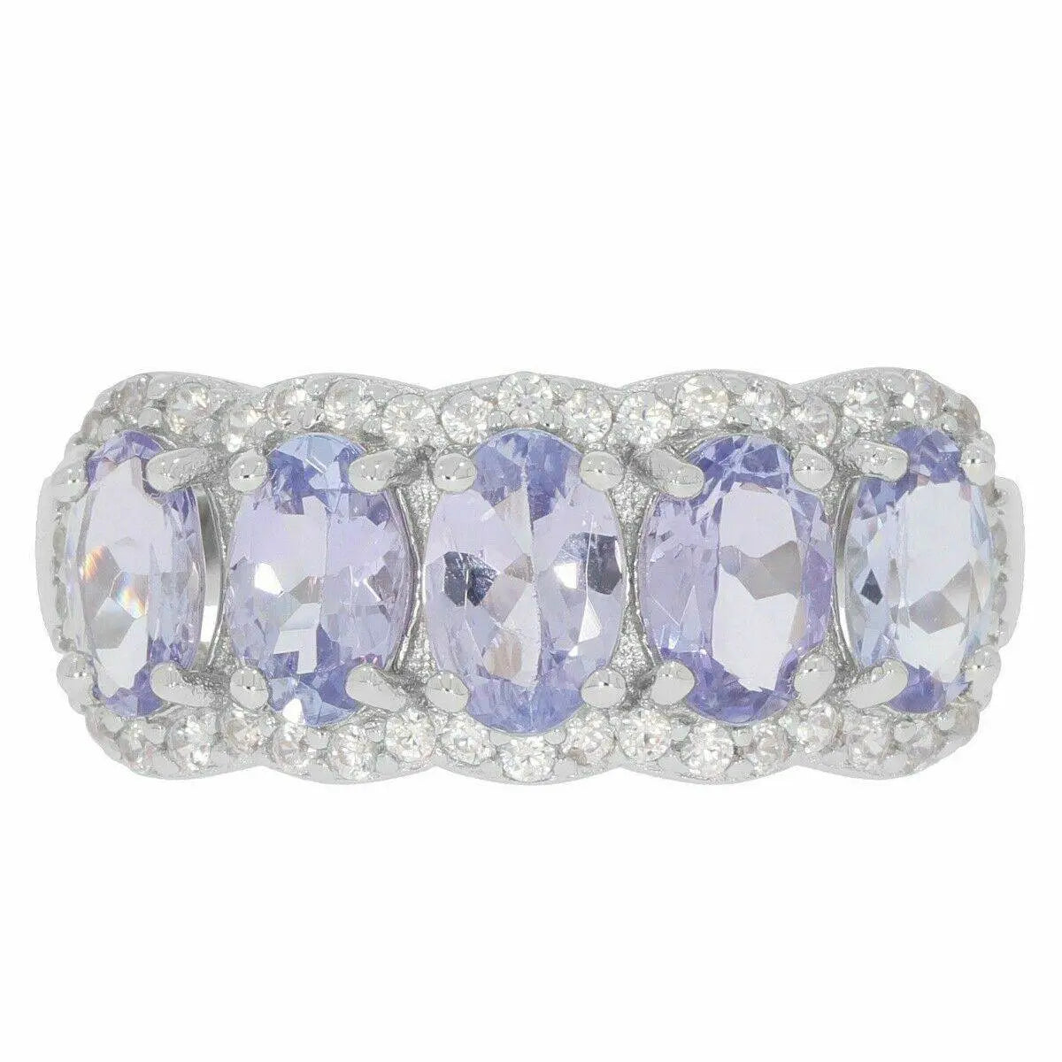 10K Gold Semi Mount Ring Setting Oval OV 6X4mm Moissanite Accent DHJ