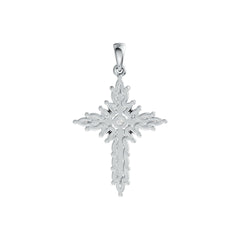 Sterling Silver Semi Mount Pendant Setting Marquise MQ 4X2mm RD 3.5mm DHJ