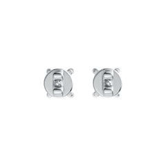 14K Gold Semi Mount Earrings Setting Cushion CU 4x4mm DHJ