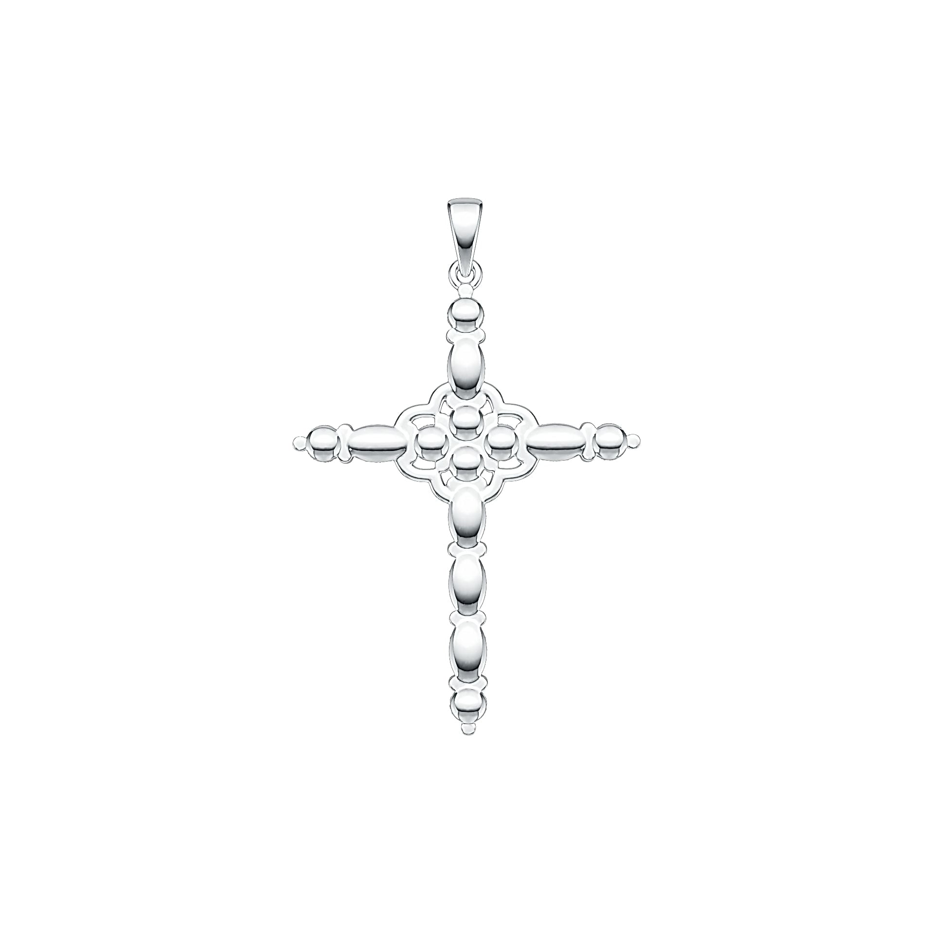 Platinum Semi Mount Pendant Setting Oval OV 5x3mm Cross Pendant Diamond Accent DHJ