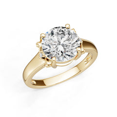 Sterling Silver Semi Mount Ring Setting Round Ro 10x10mm Syzjewelry
