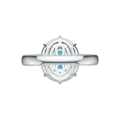 Sterling Silver Semi Mount Ring Setting Oval OV 8X6mm Cabochon DHJ