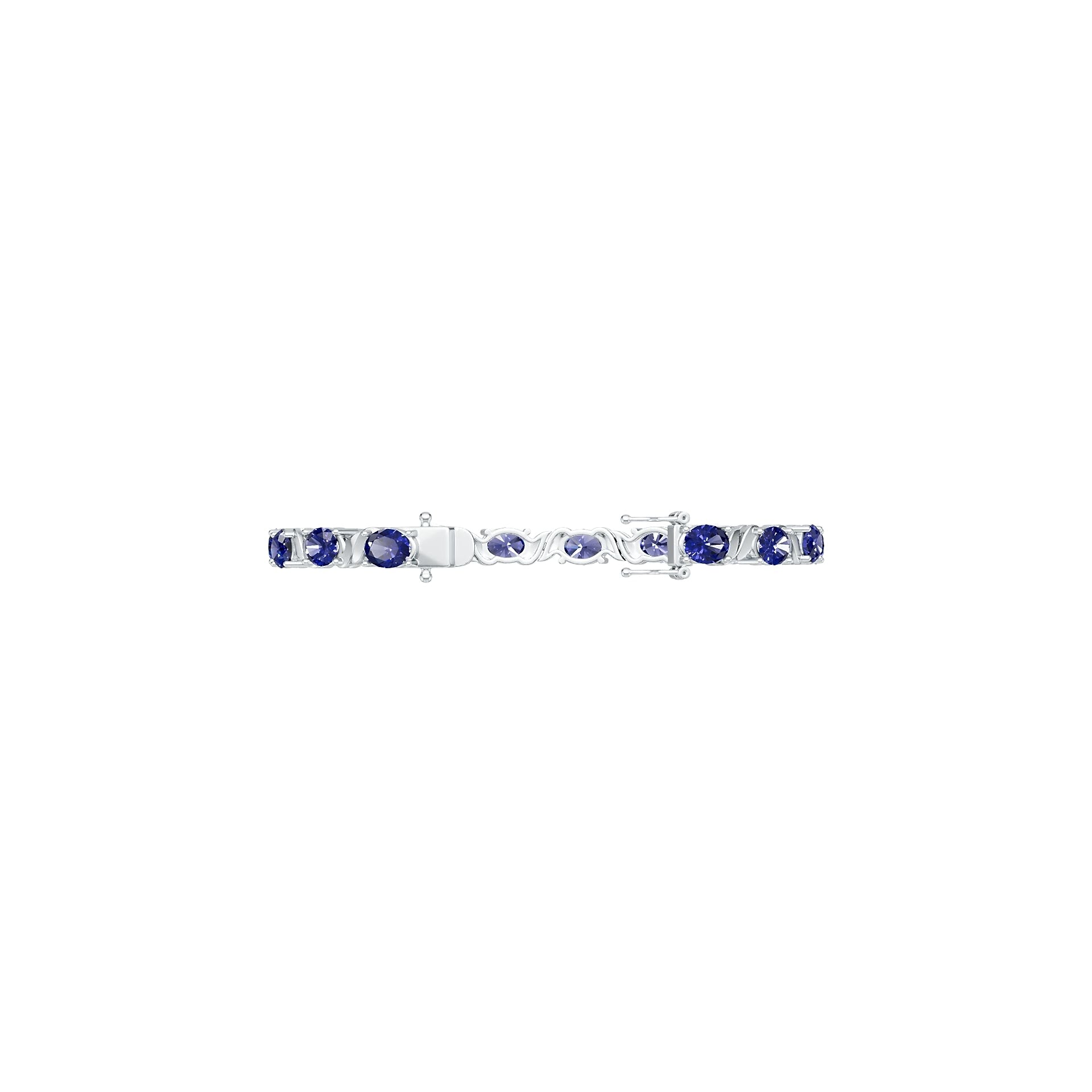 Sterling Silver Semi Mount Bracelet Setting Oval OV 8X6mm Syzjewelry